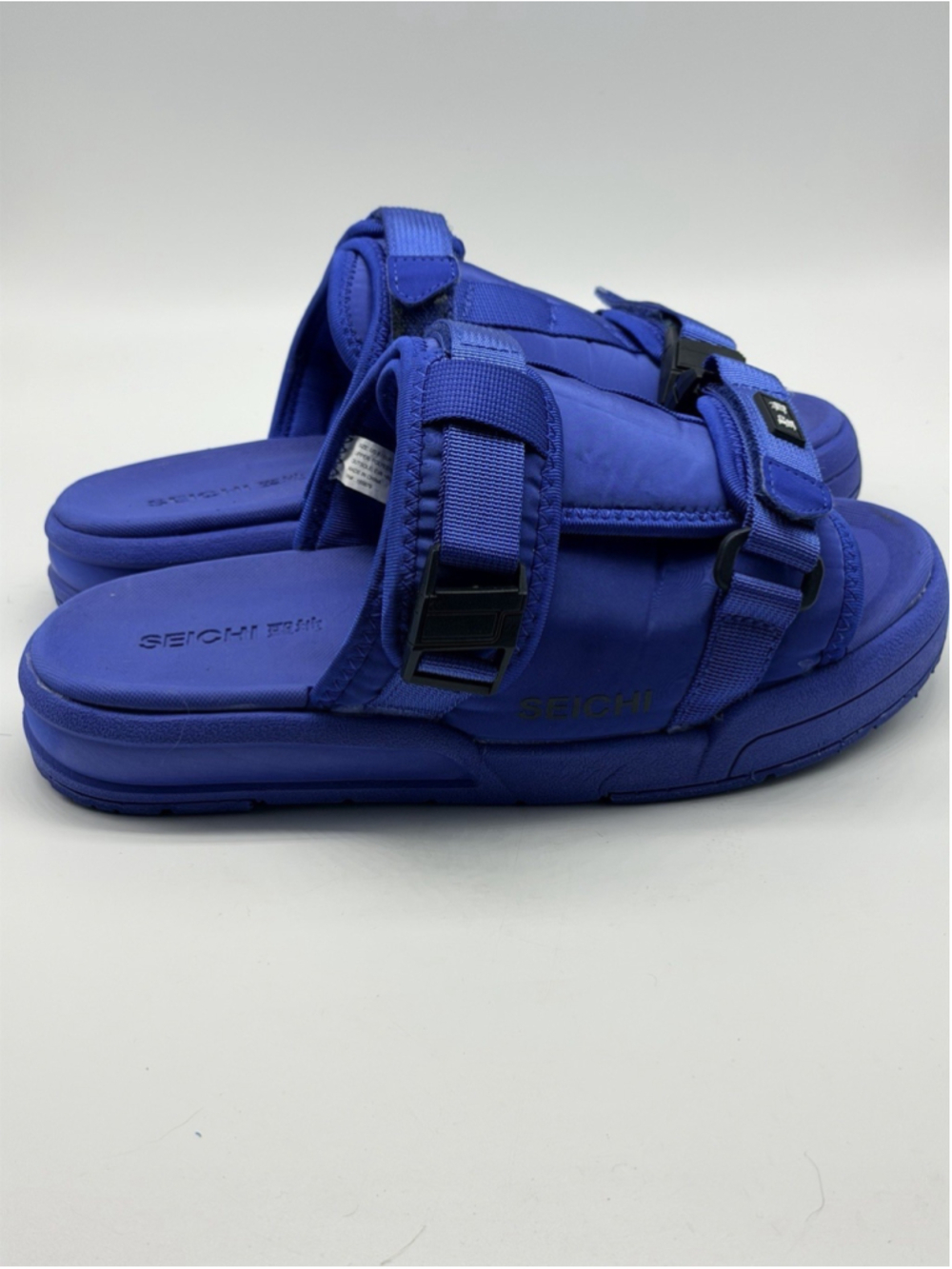 Seichi Yoroi V2 Sandals Men's 11 Cobalt Blue Slip On Platform Slide